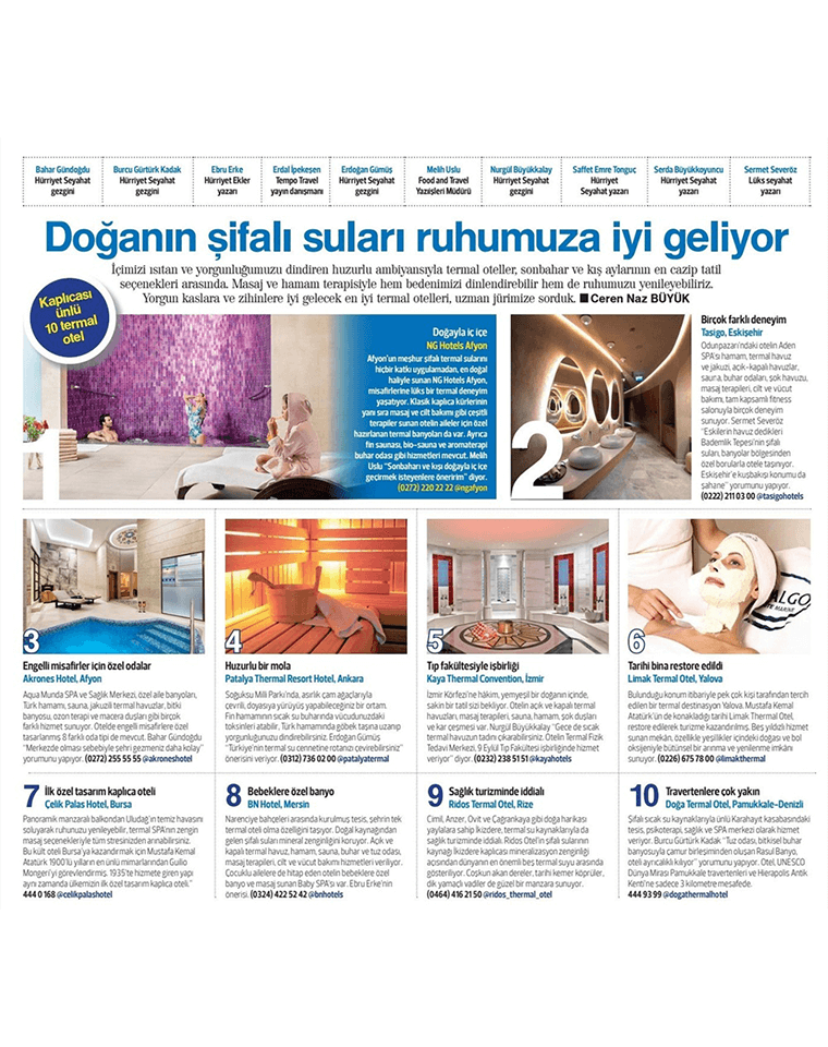 Ng Hotels Basinda Biz Hurriyet Gazetesi 1