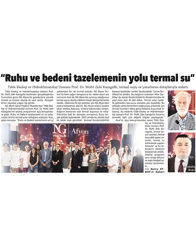 Ng Hotels Basinda Biz Ruhu Bedeni Tazelemenin Yolu Termal Su Card