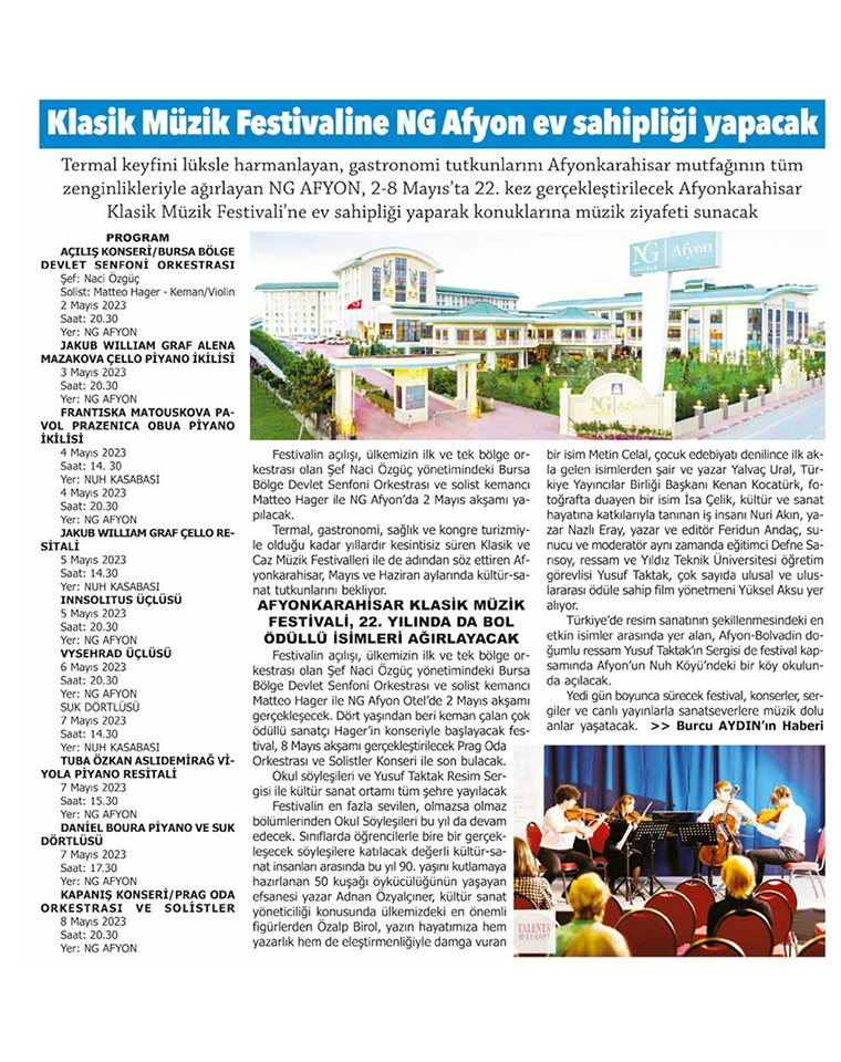 Ng Hotels Basın Bulteni Kocatepe Card