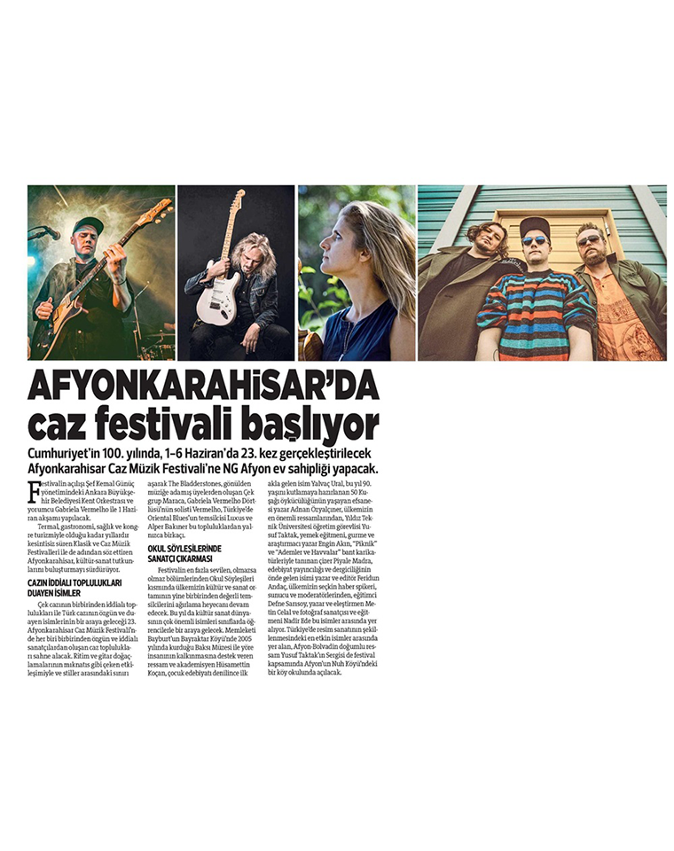 Ng Hotel Basinda Biz Afyonkarahisar Festival Card