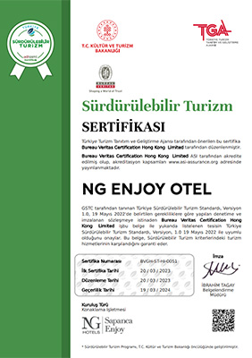 Ng Hotels Surdurulebilirlik Sertifika Ng Enjoy Card