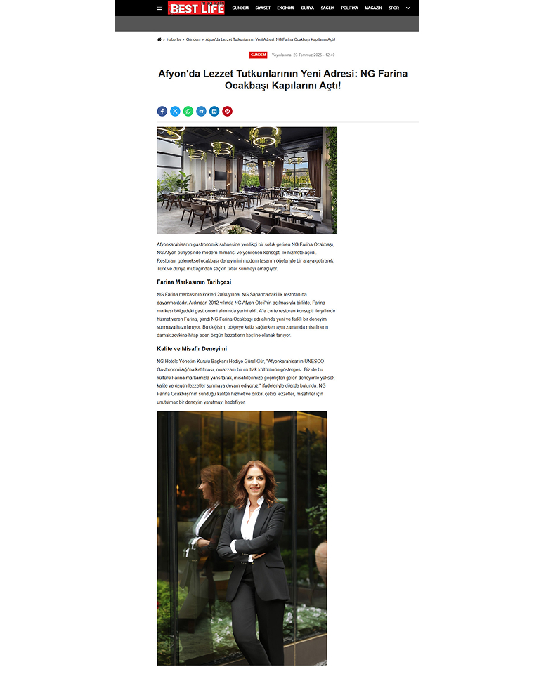 Ng Hotels Basında Biz Best Life D