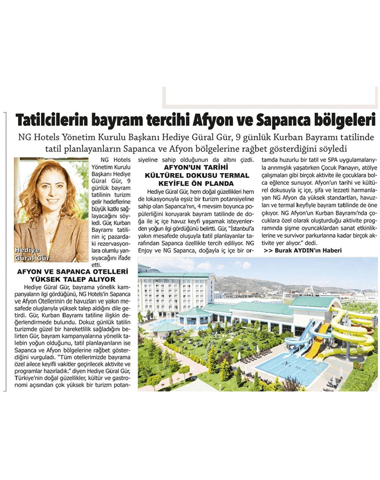 Ng Hotels Basinda Biz Kurban Bayrami Card