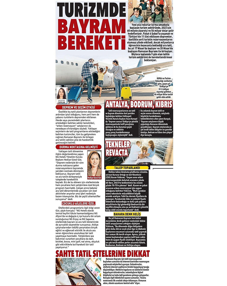 Ng Hotel Basinda Biz Posta Gazetesi Card
