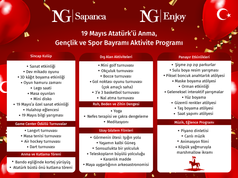 Ng Hotels 19 Mayis Pop Up