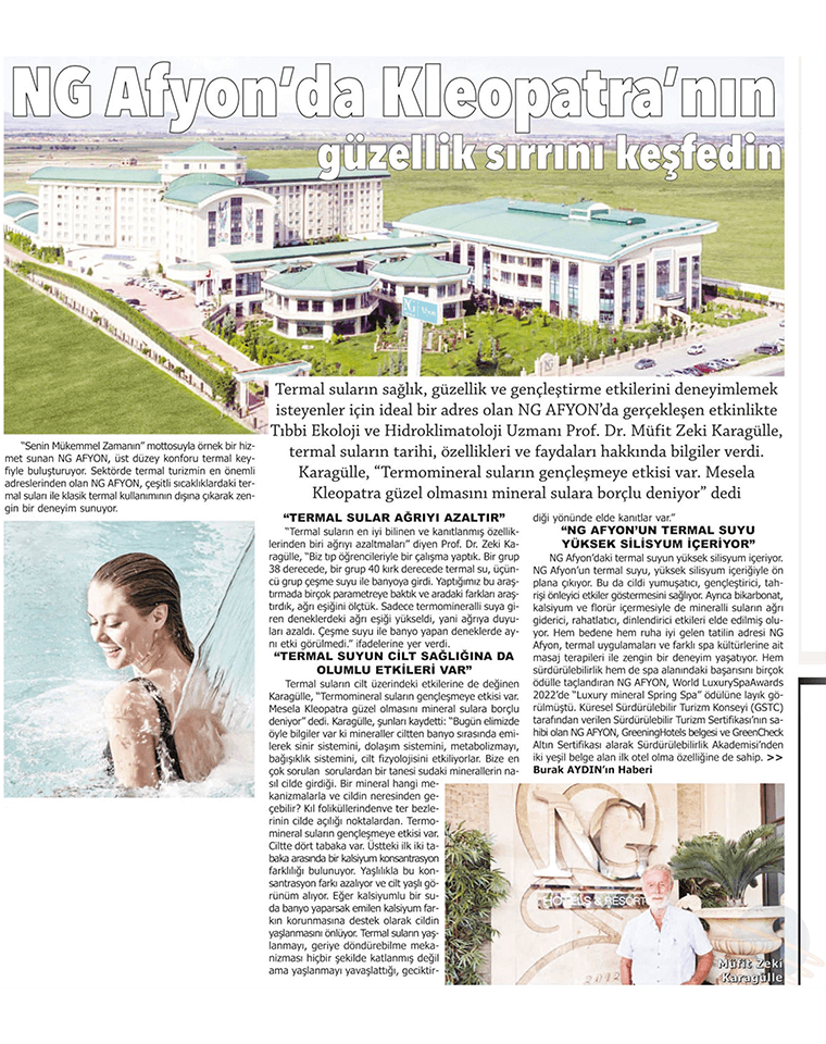 Ng Afyon Basinda Biz Guzellik Sirri Card