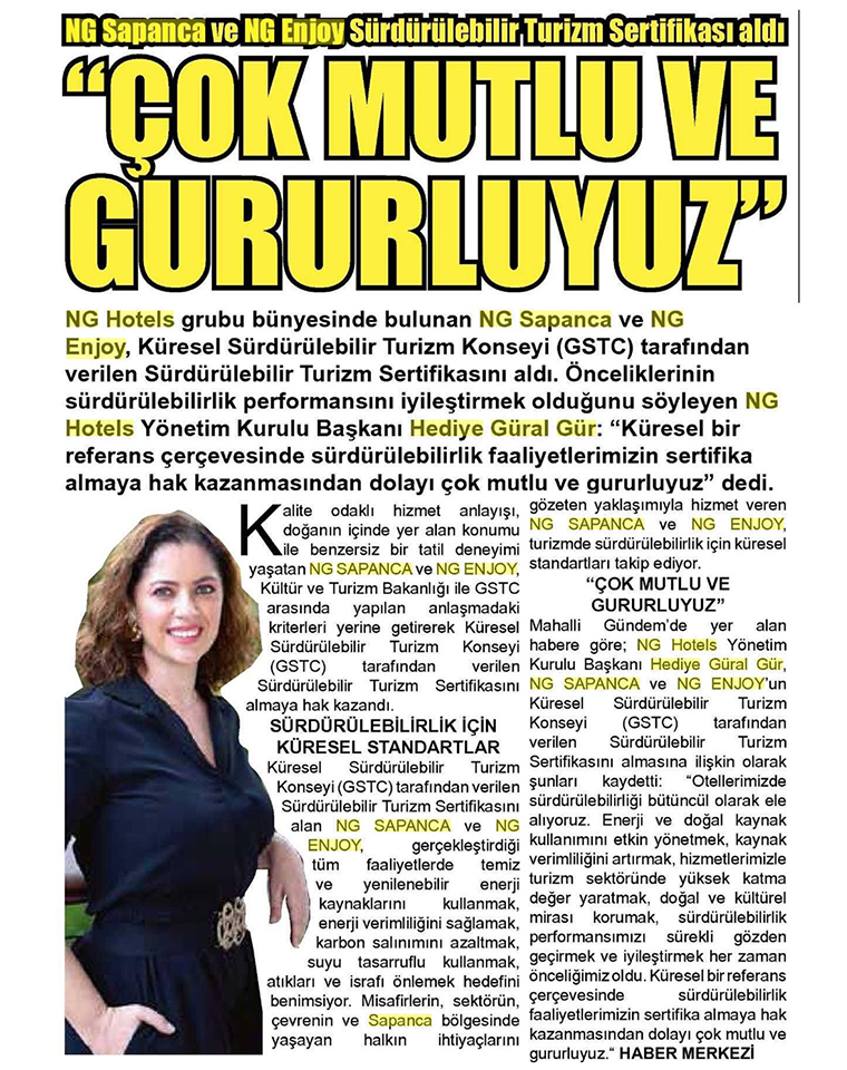 Ng Hotels Basında Biz Kutahya Card