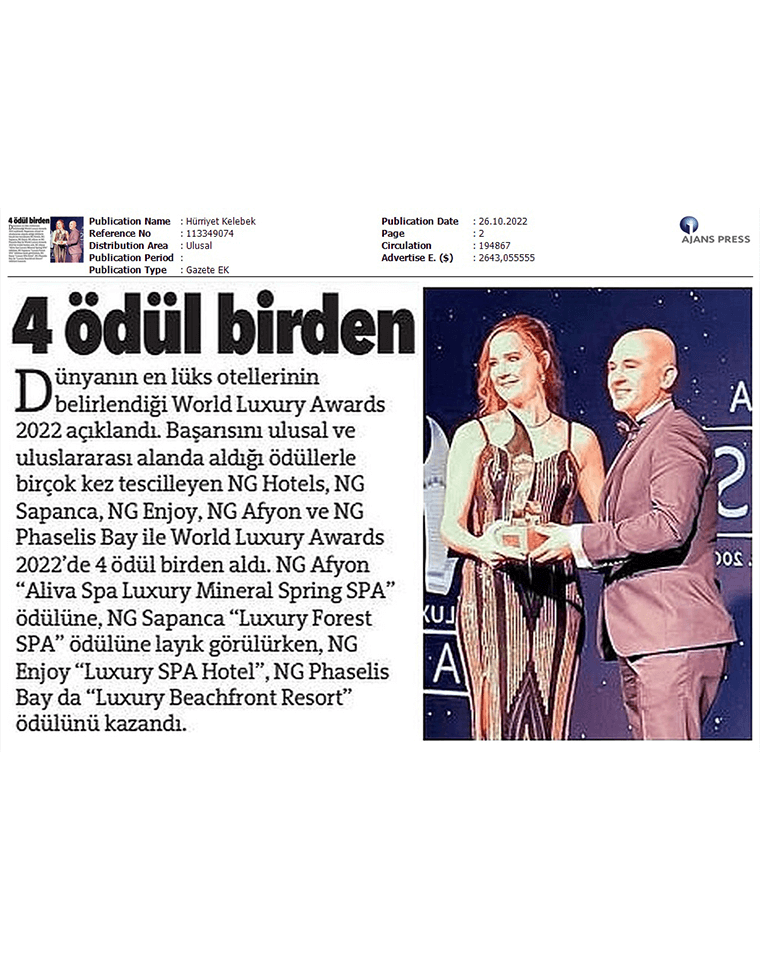 Ng Hotels Basinda Biz Hurriyet Gazetesi 2