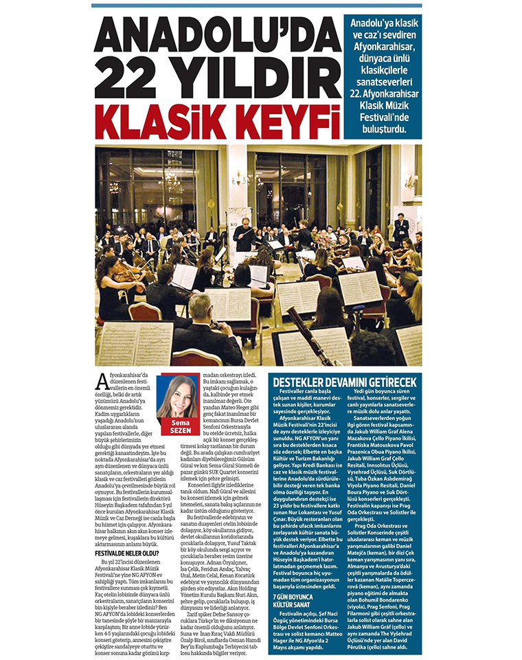 Akra Hotels Basinda Biz Yeni Birilik Gazetisi Card